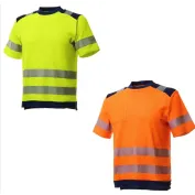 T-shirt da Lavoro Neri manica corta alta visibilità Holbrock 471068