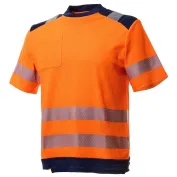 T-shirt da Lavoro Neri manica corta alta visibilità Holbrock 471068