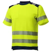 T-shirt da Lavoro Neri manica corta alta visibilità Holbrock 471068