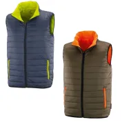 Gilet da Lavoro Neri reversibile ad alta visibilità imbottito Capua 423070