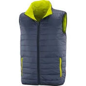 Gilet da Lavoro Neri reversibile ad alta visibilità imbottito Capua 423070