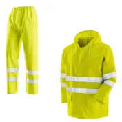 Completo da Lavoro Neri ad alta visibilità giacca e pantaloni Brema 461132