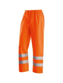 Pantaloni da Lavoro Neri ad alta visibilità impermeabili Amburgo 462110