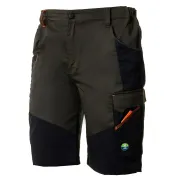 Bermuda da Lavoro Neri Stretch multitasche bicolore Nice 437426