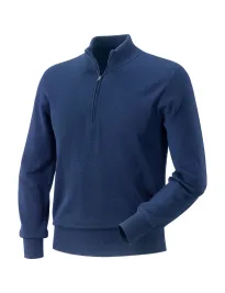Maglione da Lavoro Neri con collo alto e zip Bormio 455013