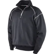 Felpa da Lavoro Neri con mezza zip Cermis 455059