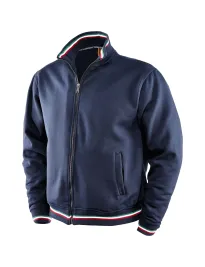 Felpa da Lavoro Neri con zip intera Cortina 455076