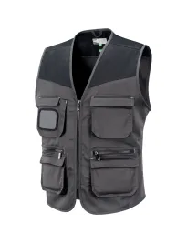Gilet da Lavoro Neri Stretch bicolore Discovery 422089