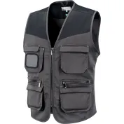 Gilet da Lavoro Neri Stretch bicolore Discovery 422089