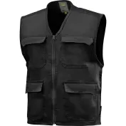 Gilet da Lavoro Neri multitasche portabadge Denver 422235