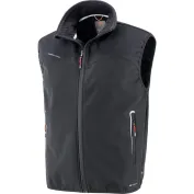 Gilet da Lavoro Neri Jackson imbottito con interno in micropile 422091