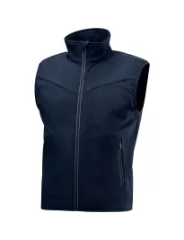 Gilet da Lavoro Neri tecnico in softshell con interno in pile 422101