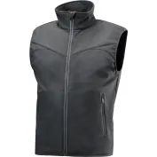 Gilet da Lavoro Neri tecnico in softshell con interno in pile 422101