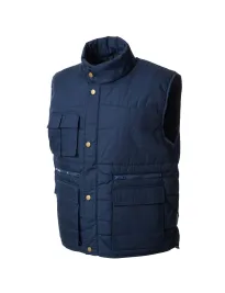 Gilet da Lavoro Neri imbottito multitasche New Annecy 422117
