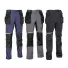 Fuori tutto - Pantaloni da Lavoro Stretch Elasticizzati Multitasche Cofra Lemno V581-0-02 Taglia 60 colore nero nero