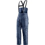 Pantalone con Pettorina Isotermico  100% Poliestere Oxford Neri