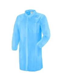 Camice con Chiusura a Velcro 100% in polipropilene 487454 Neri