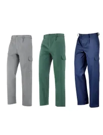 Pantalone Cargo in Cotone 100% Sanforizzato 435225 Neri