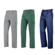 Pantalone Cargo in Cotone 100% Sanforizzato 435225 Neri