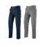 Pantalone da Lavoro Multitasche in Tessuto Cotone Stretch 97% Cotone 3% Elastan  Neri