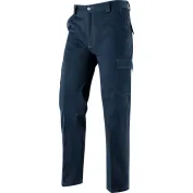 Pantalone da Lavoro Multitasche in Tessuto Cotone Stretch 97% Cotone 3% Elastan  Neri