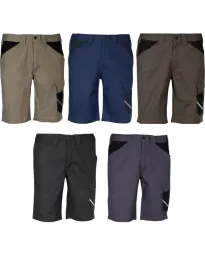 Fuori tutto - Bermuda da Lavoro Multitasche Stretch Cofra Alvide V696-0 Taglia XL Colore Corda Nero