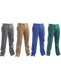 Pantalone da lavoro multitasche 100% cotone massaua P&P Loyal STC02 101