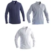 Polo da lavoro manica lunga 100% cotone pettinato P&P Loyal STP35 102