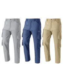 Pantalone Stretch Multitasche 436177 Neri