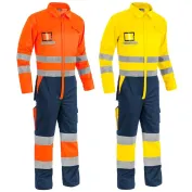 Tuta da Lavoro Alta Visibilità Bicolore Multitasche Sottozero Tuta Bicolore H.V. 2520