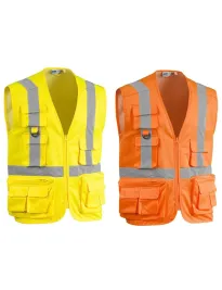Gilet da Lavoro Alta Visibilità Multitasche Sottozero Star 7045