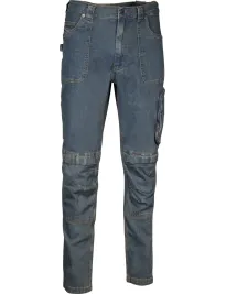 Jeans da Lavoro Stretch Elasticizzati Multitasche Cofra Dortmund