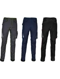 Pantaloni da Lavoro Stretch Elasticizzati Multitasche Cofra Montijo