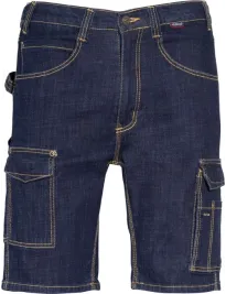 Bermuda Jeans da Lavoro Stretch Elasticizzati Multitasche Cofra Manacor