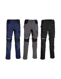 Pantaloni da Lavoro Stretch Elasticizzati Multitasche Cofra Skiathos
