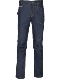 Jeans da Lavoro Stretch Elasticizzati Multitasche Cofra Lasting