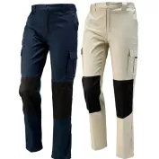 Pantalone Multitasche con  Ginocchia Rinforzate  437341 Neri