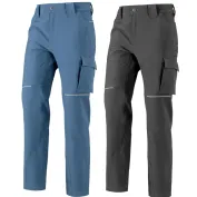 Pantalone  Stretch in Tessuto Tecnico 437450 Neri