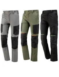 Pantalone Multitasche Ultraleggero Stretch 437465 Neri