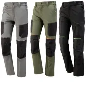 Pantalone Multitasche Ultraleggero Stretch 437465 Neri