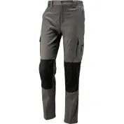 Pantalone da Lavoro Pesante con Ginocchia Rinforzate 437436 Neri
