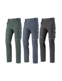 Pantalone Stretch in Tessuto Tecnico 437455 Neri