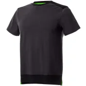 T-Shirt da Lavoro Stretch 100% Cotone Nice Neri 471138