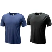 T-Shirt da Lavoro a Tessuto Tecnico Stone Neri 471127