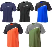 T-Shirt da Lavoro a Tessuto Tecnico Identity Neri 471120