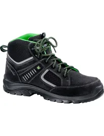 Scarpe Antinfortunistiche Alte in Crosta Bovina Scamosciata S1P SRC 515713 Neri