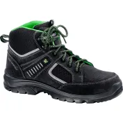 Scarpe Antinfortunistiche Alte in Crosta Bovina Scamosciata S1P SRC 515713 Neri