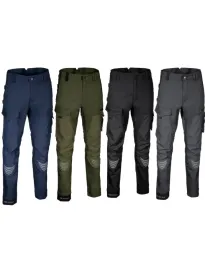 Pantaloni da Lavoro Multitasche Stretch Wyola Cofra V733