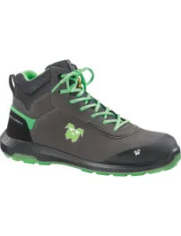 Scarpe Antinfortunistiche Protettive Alte in Crosta Bovina Scamosciata S3 SRC ESD 515804 Neri
