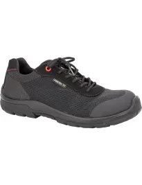 Scarpe Antinfortunistiche Protettive Basse S1P in Rete Tecnica ad Alta Tenacità Indemagliabile 510132 Neri